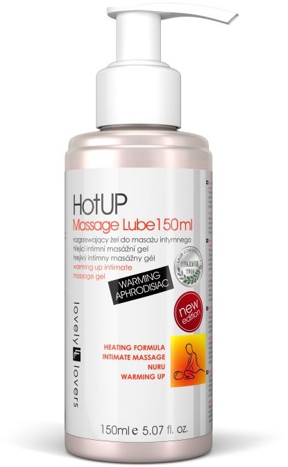 Hot Up lubrikační gel tantrické masáže přírodní složení